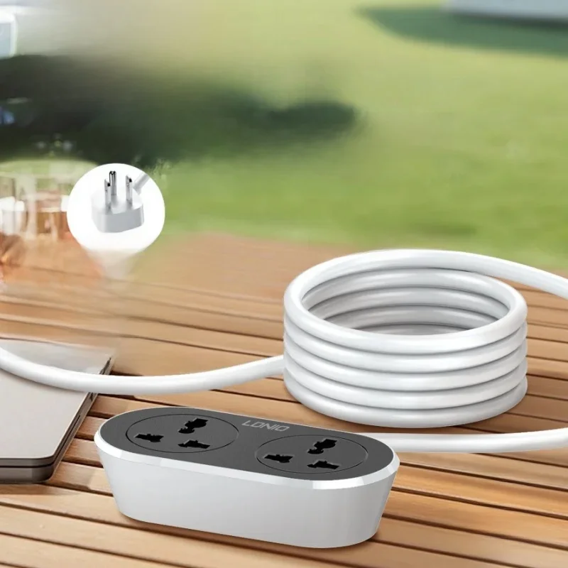 LDNIO Extension Cable Multi Tap 10M 5M Power Strip UK US EU Plug Universal Socket Electric Extension European Power Cord Adapter