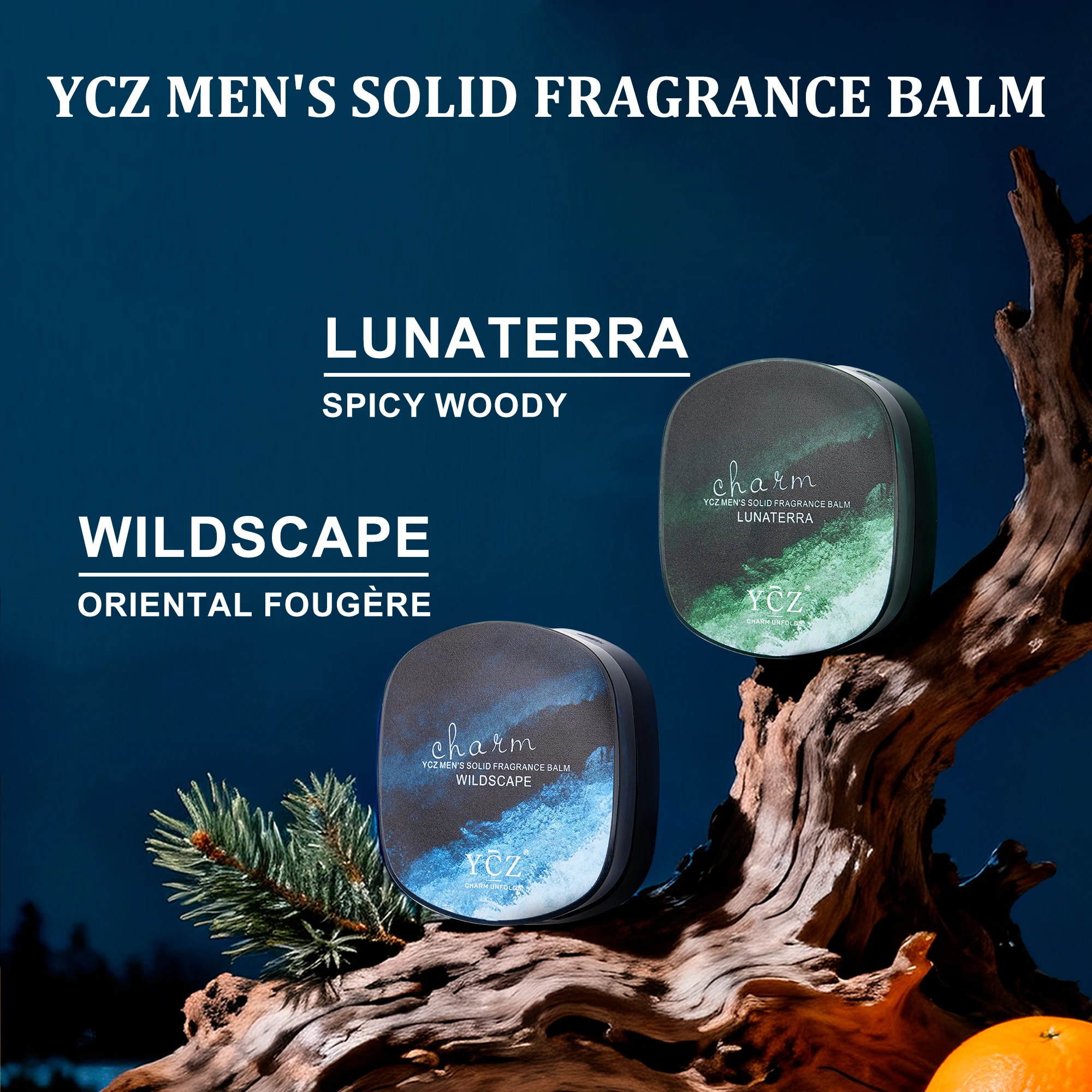 

Pheromone Perfume Solid Balm Long Lasting Fragranc Light Fragranc Portable Solid Perfume Balm
