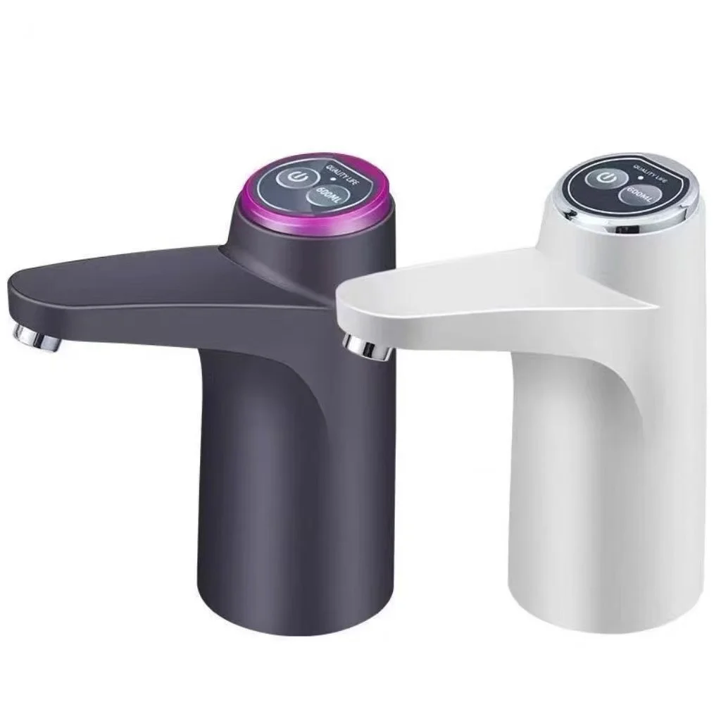 Dispensador de agua eléctrico automático, bomba de barril, botella USB, interruptor de bebedero de galones, utensilio de cocina