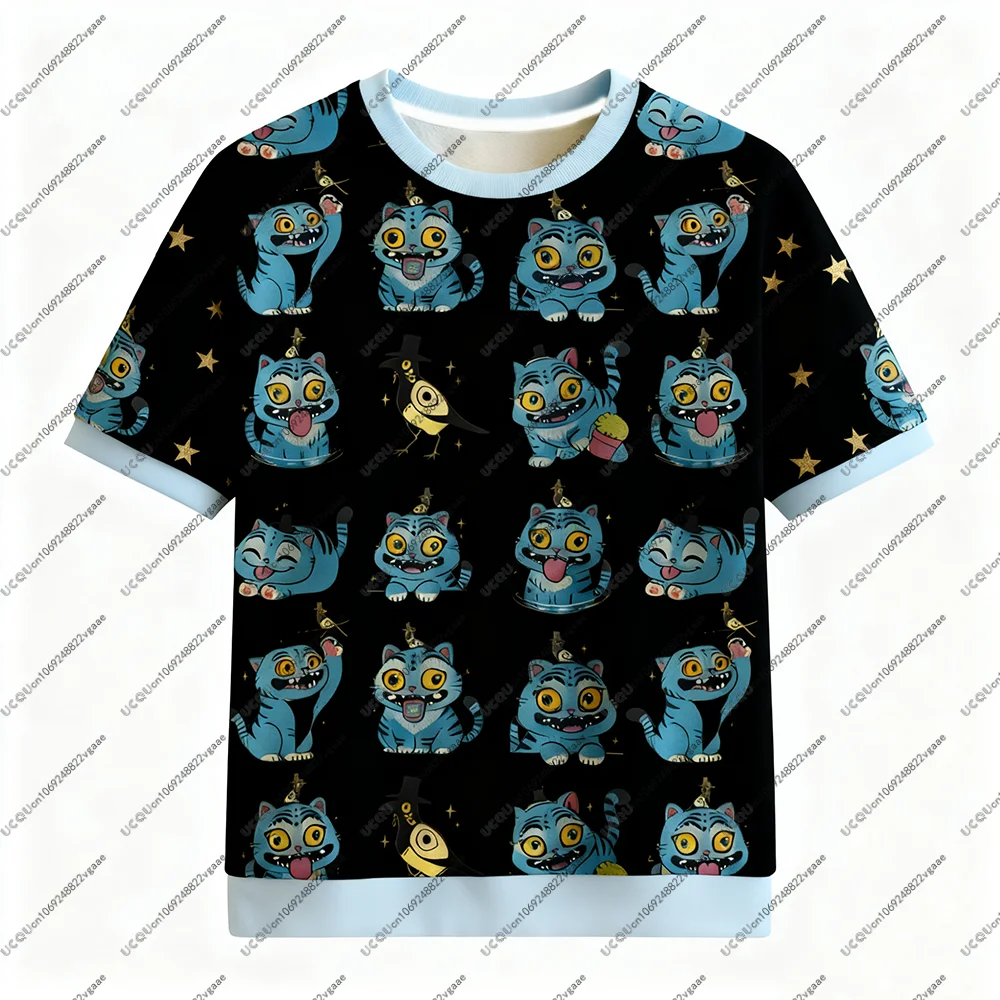 أطفال الرجال Y2k Kpop شيطان الصيادين هدية الفتيات عادية تي شيرت رومي بيجامة ديربي النمر سوسي العقعق بنطلون ملابس رياضية مجموعة تي شيرت