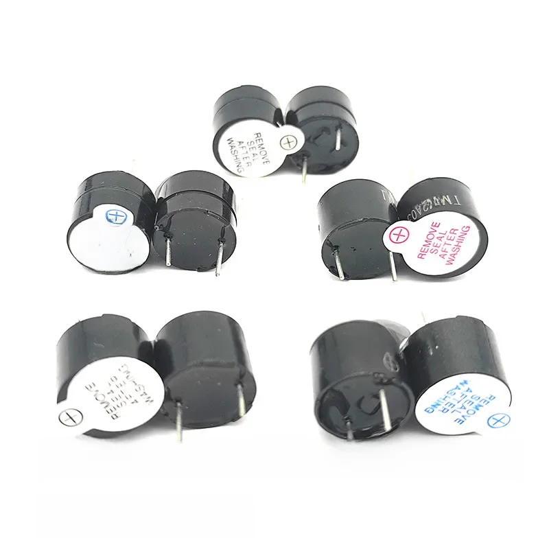 10 SZTUK/PARTIA 12*9.5mm 12095 3V 5V 12V Aktywne buzzery piezoelektryczne/12085 12*8.5mm 16R 42R Pasywny buzzer Mini Buzzer — zdjęcie 2