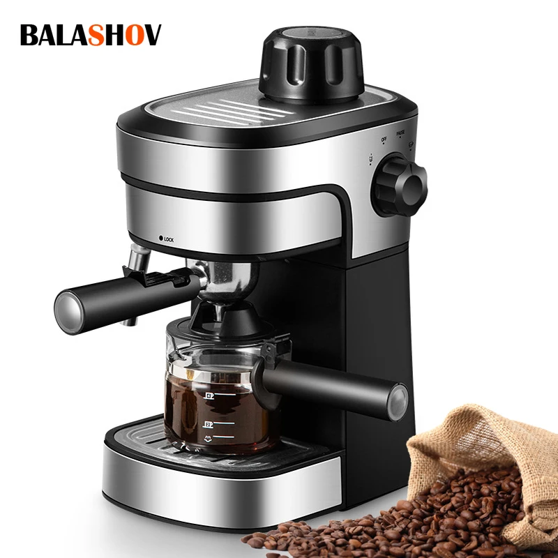 Espresso Machine, 0.5L Home and CommercialSemi-Automatic Coffee Machine , Latte, and Cappuccino, 800W Latte Coffee Latte EU Plug