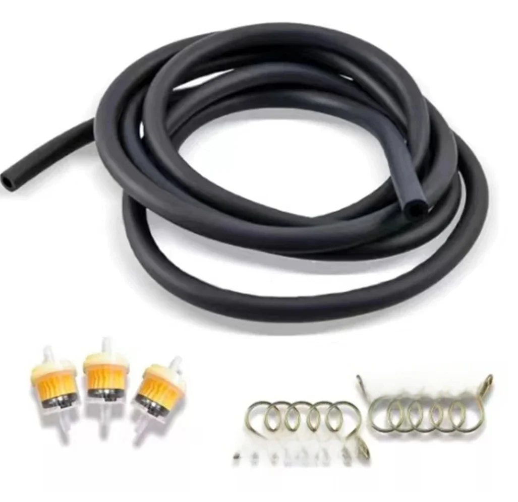 Tuyau de conduite de carburant noir NBR, 1M, 5mm ID 8mm OD, tuyau d'eau pour essence Diesel, tuyau de moteur pour Honda et Suzuki, accessoires de moto