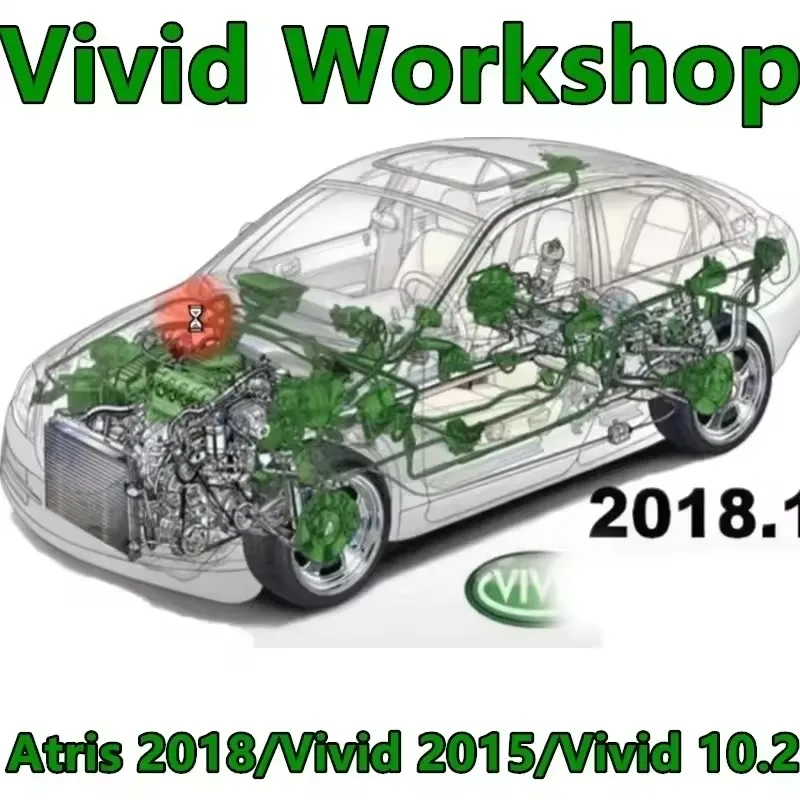 Neue Vivid Werkstattdaten 2018 (Atris-Technik) + ALLDATA 10.53 Kfz-Reparatursoftware obd2-Scanner-Tool mit Verkabelungsdiagrammen