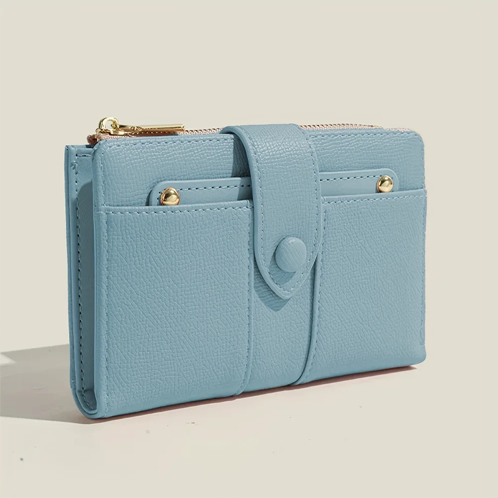 

New wallet multifunction card bag for women's short slim wallet, mother's gift,, large capacity and convenient portability