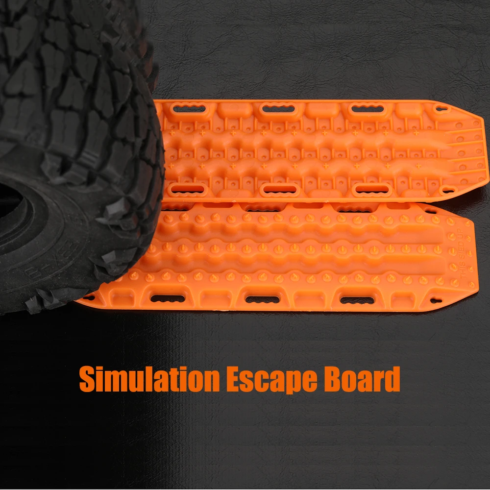 1/10 Anti-Skid Anti-Sand Escape Board Rescue Escaper Traction Tracks Mats For TRX4 TRX6 SCX10 Bronco Defender RC4WD Crawler Car