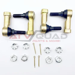 2 Sets Tie Rod End Kit for Can-Am Bombardier DS650 Baja Quest 650 Traxter 500 Outlander Renegade 450 500 570 650 800R 850 1000