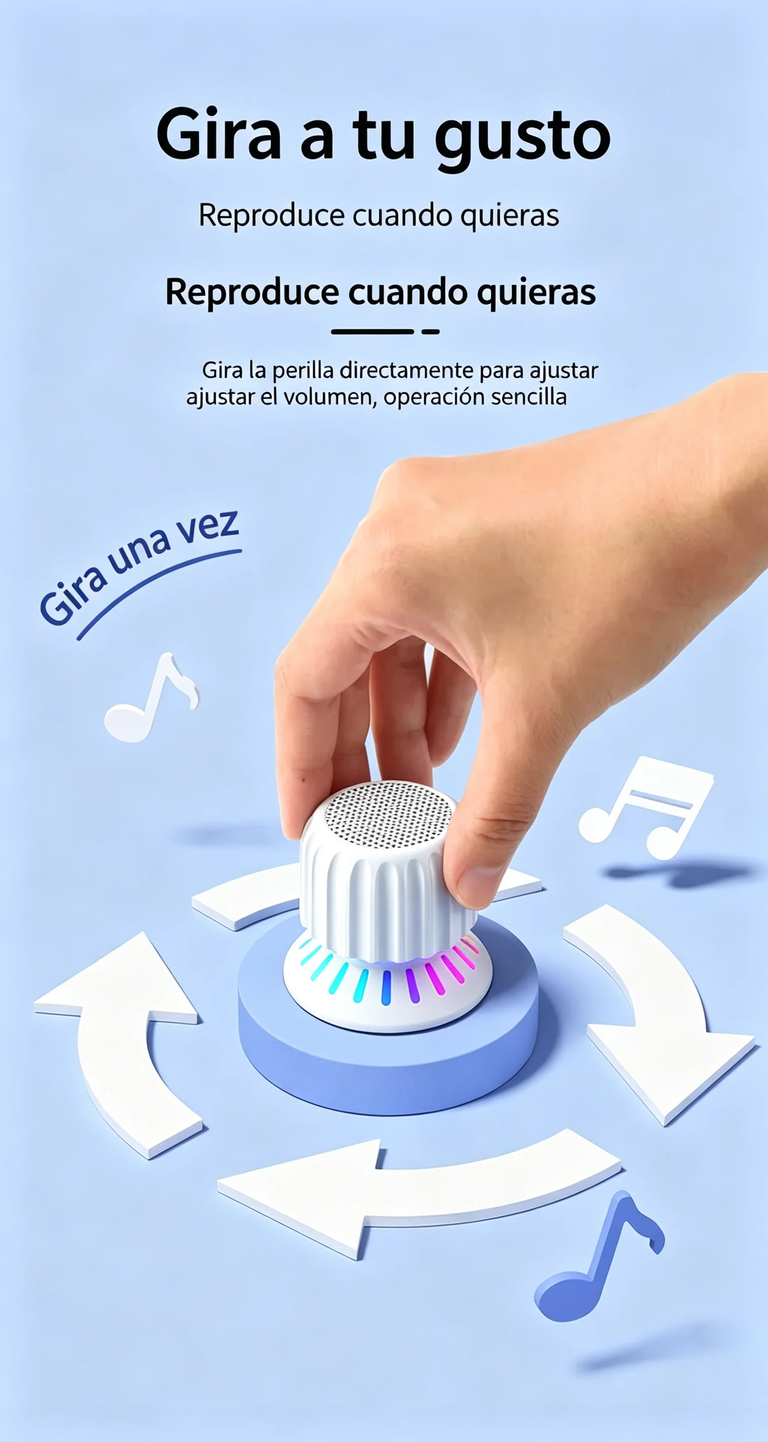 Altavoz Bluetooth Inalámbrico Magnético 2 en 1 con Soporte para Móvil, Mini Portátil Resistente al Agua, Sonido Estéreo TWS HiFi para Exterior, Ducha y Baño
