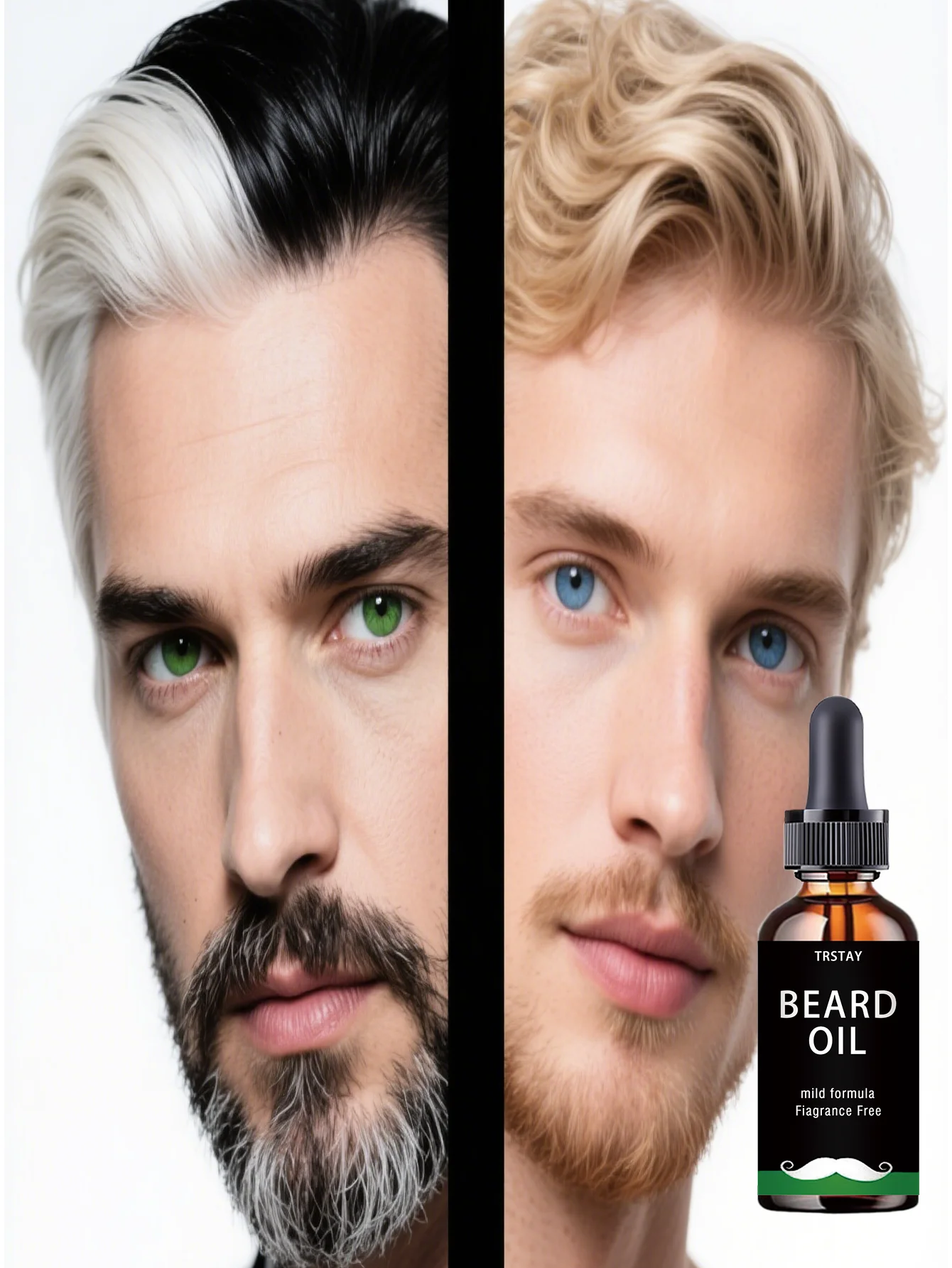 Super Moisturizing Beard Care Essential Oil for Soft Shiny Facial Hair Hydrating Shaping Smooth Repair Treatment Nourishing Grow - Image 3