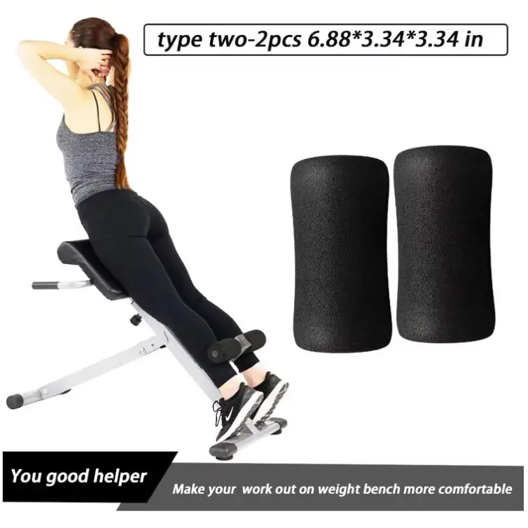 Foot Foam Pad Roller Replacementfor Leg Extension Machine Soft Non-Slip Comfort Cushion Gym Exercise Protective for Weight Bench