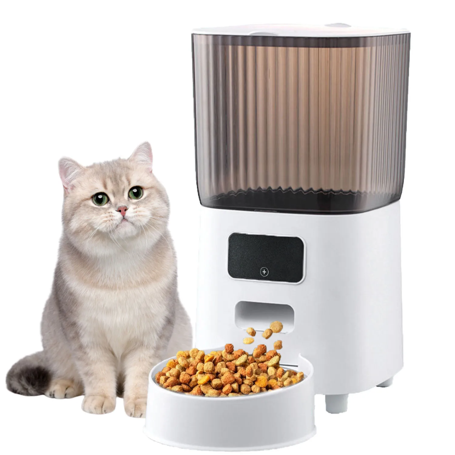 5L Automatic Cat Feeder Smart Auto Pet Bowl WIFI2.4G Wireless Connection Dry Food Dispenser Pet Smart Auto Feeder For Dog