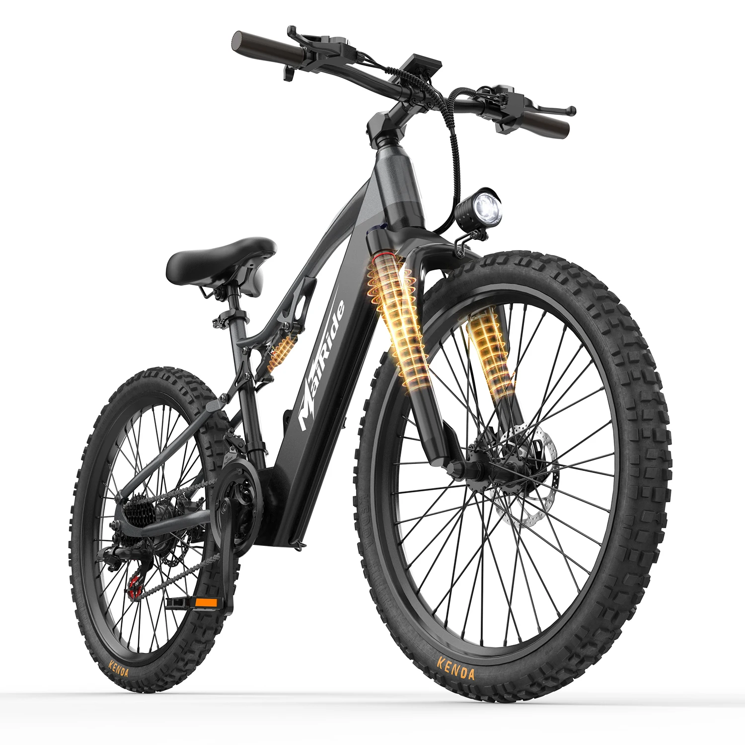 AAIRSK XT90 Elektro Mountainbike, 75 N·m Drehmoment Hochleistungsmotor, Batterie 48 V 20 Ah, 21 Geschwindigkeit, Doppelfederung, Reifen 26" x 2,6", Reichweite 100 km，NFC, ebike für Erwachsene