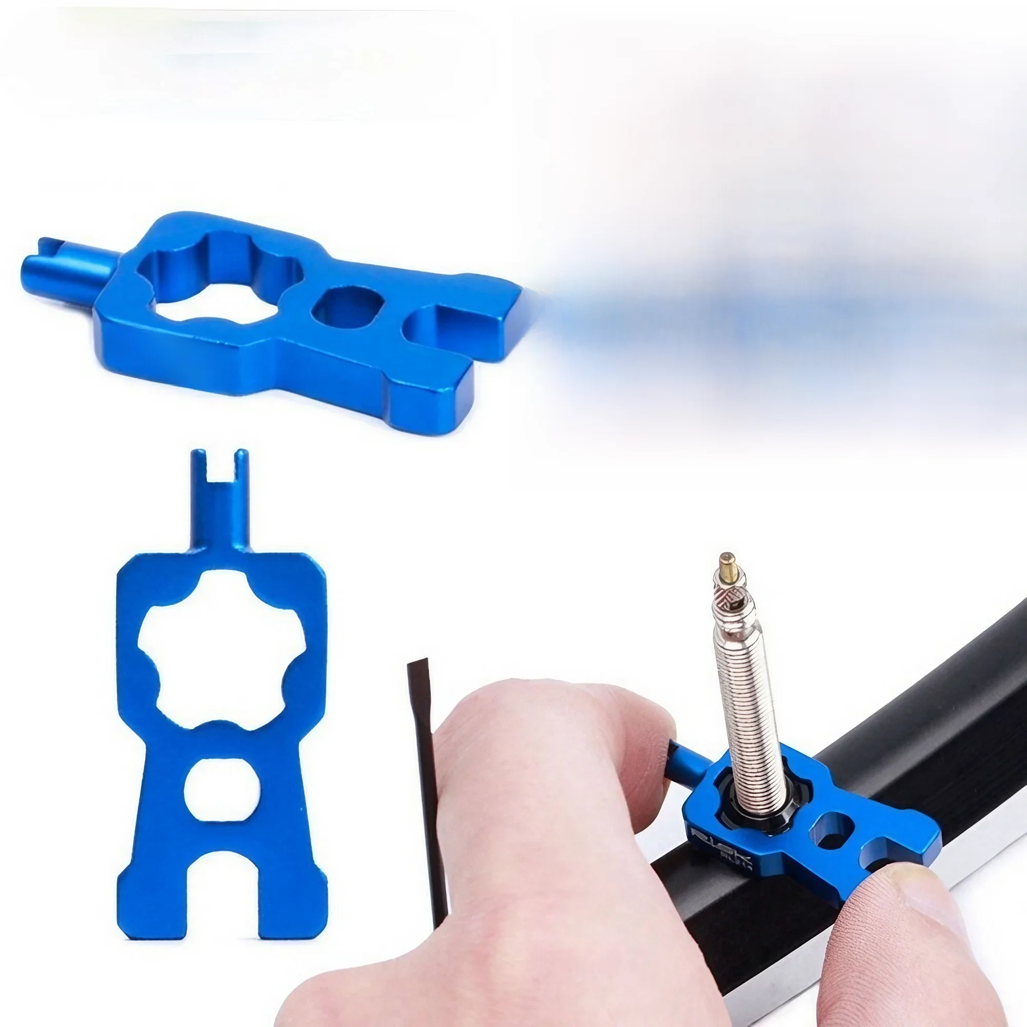 AliExpress 4 IN 1 Portable Repair Bicycle Valve Tools Valve Core Wrench MTB Road Bike Disassembly Installation