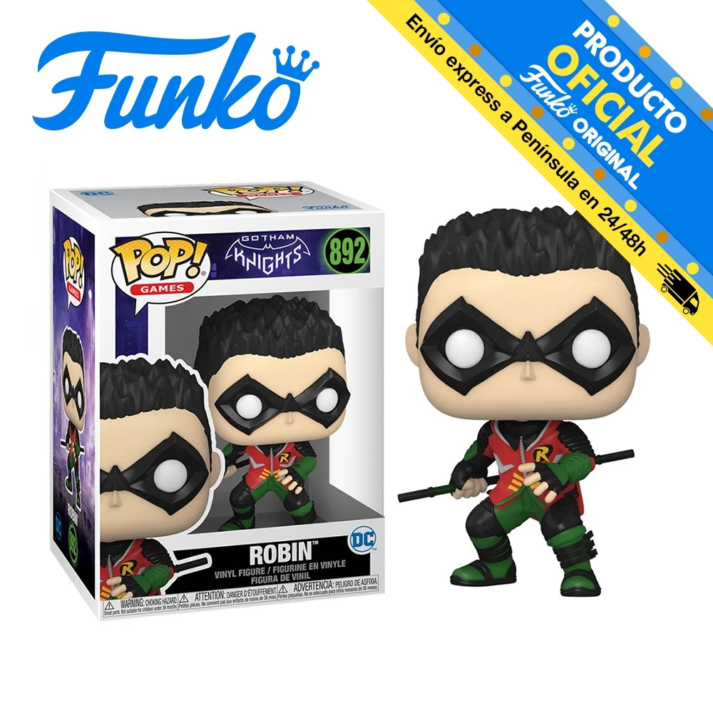 Funko Pop! Gotham Knights - Robin, 57420, 892, original, toys, boys, girls, gifts, collector, figures, dolls, shop, with box, new, official license