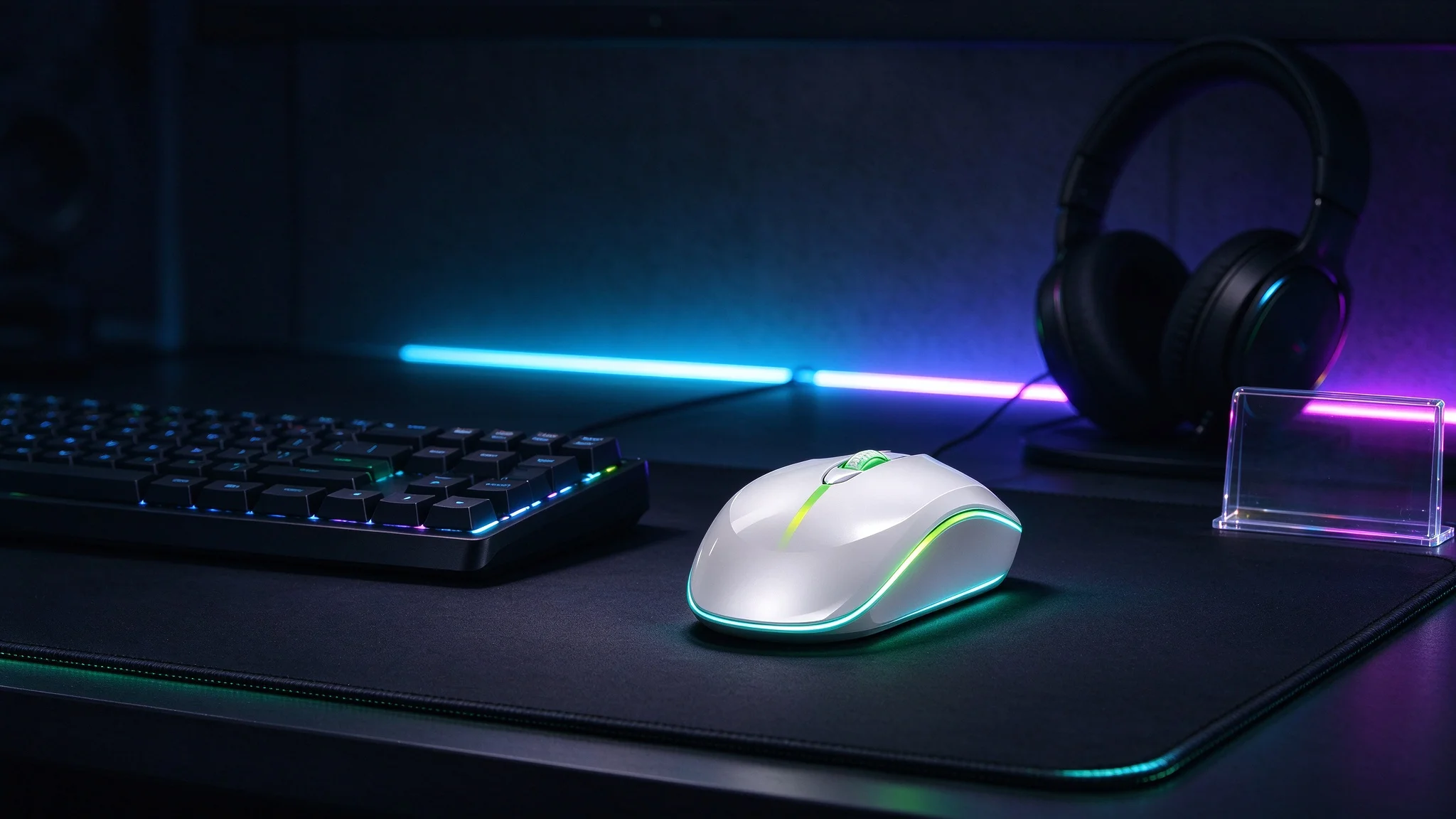 Ratón Óptico Vertical Ergonómico Inalámbrico con Iluminación RGB, Reduce la Fatiga de Muñeca, Ideal para Gaming y Trabajo en Oficina, Compatible con PC y Portátil, Excelente Opción de Regalo