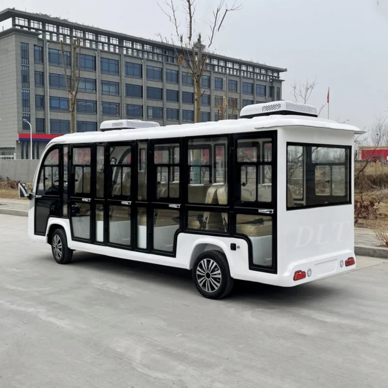 Manufacturer\'s New 8-Seat Electric Minibus Sightseeing Pick-Up City School Transportation Pick-Up Tourism Pure Electric City Bus