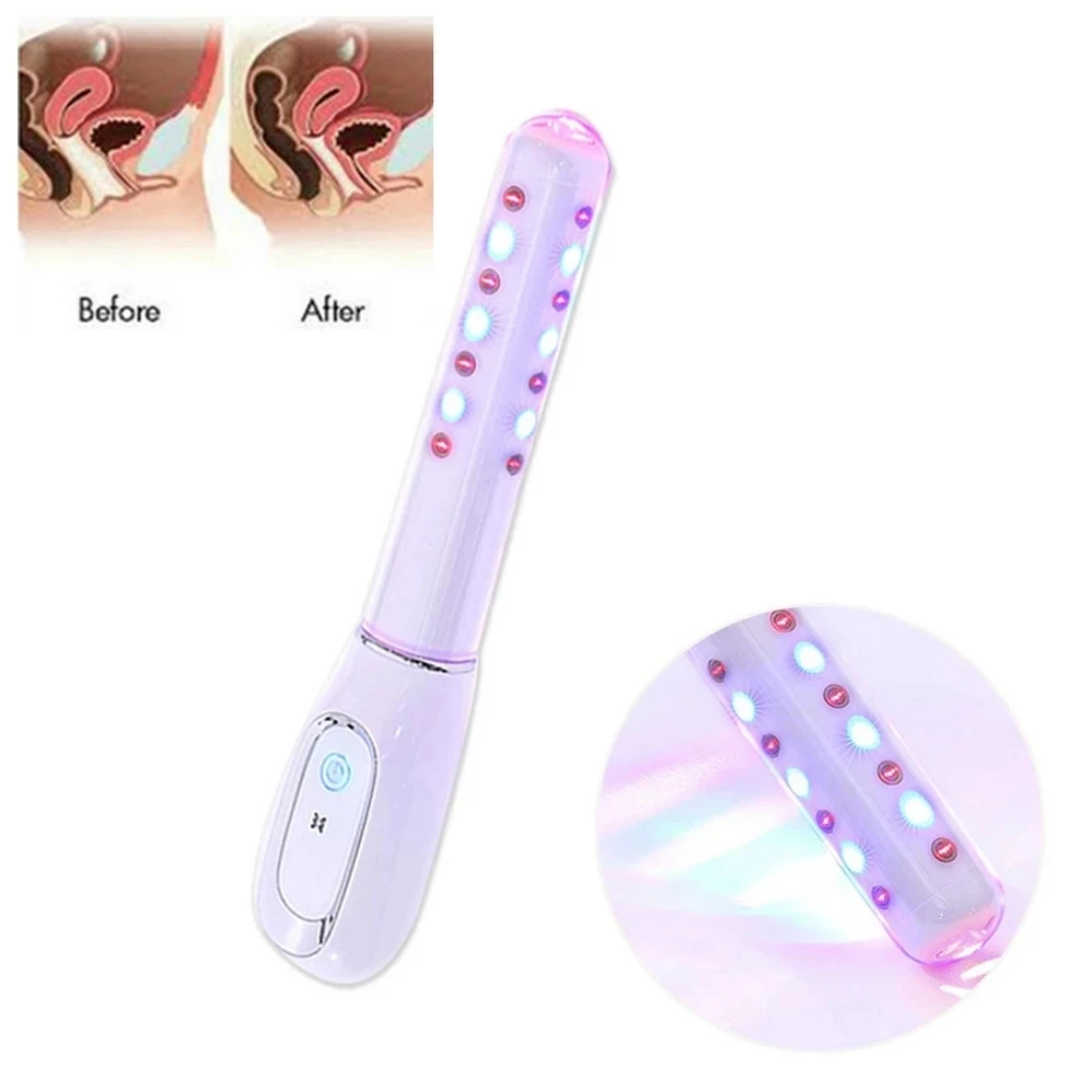 

LASPOT Vaginal Hygiene Intimate Rejuvenation Wand Blue LED Light Therapy Vagina Cleaner Vaginitis Treatment Gynecological health