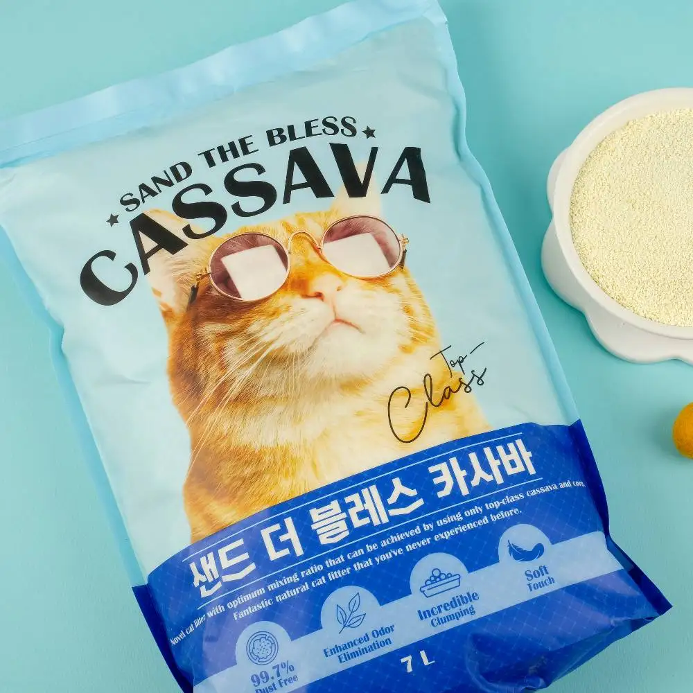 LEONPET Sand THE BLESS Cassava Cat Sand 21L(7L X 3EA)