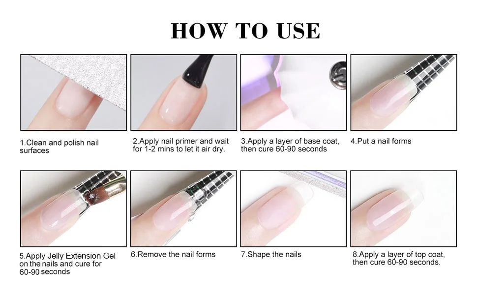 CANNI Creme Verlängerung Gel Venalisa Gelee Gel Milchig Weiß UV Bau Gel Weg Tränken Selbst Nivellierung Builder Nagel Gel Polnisch – Detail 17