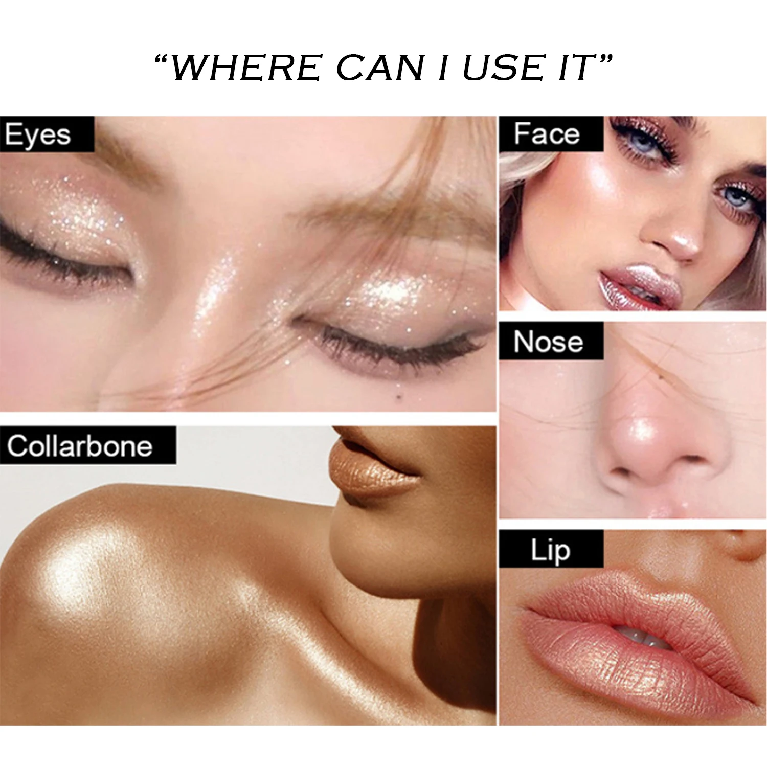 Ołówek do powiek Tear of Sky – podkreślający połyskujący, przenośny, długotrwały, idealny do podkreślania nosa i konturów