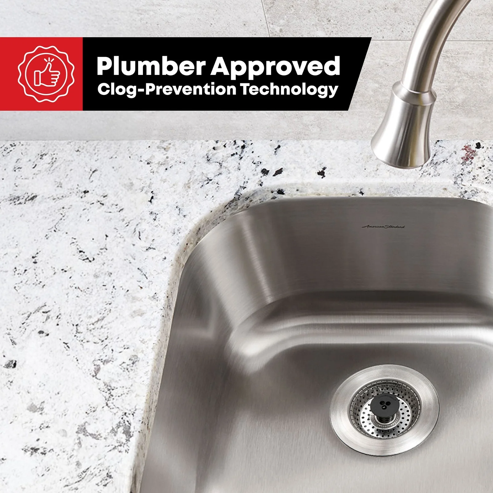 

Kitchen SinkShroom® Revolutionary Strainer w/ Anti-Clog Technology by TubShroom