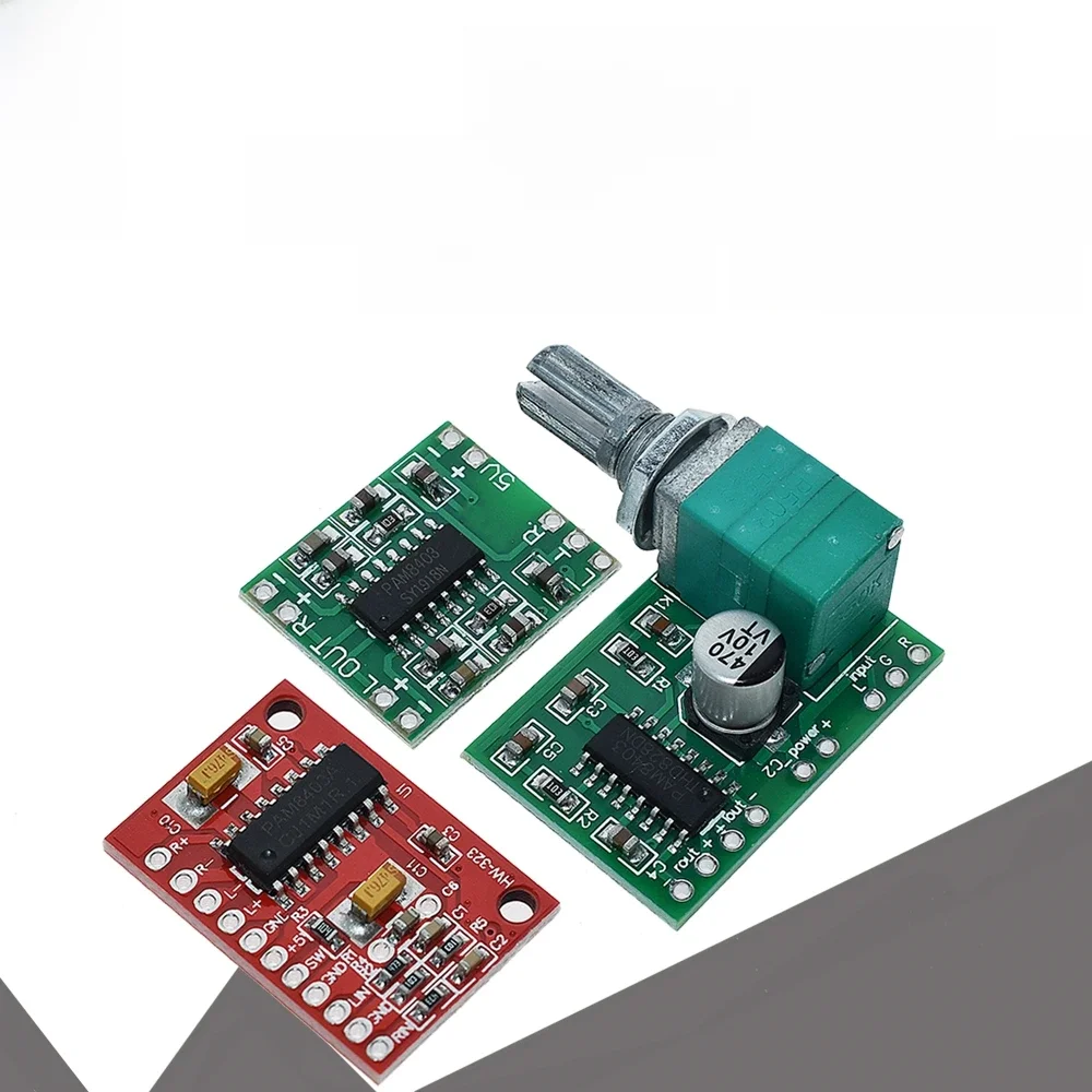 1 sztuk PAM8403 Super mini karta do cyfrowego wzmacniacza mocy miniaturowe klasy D wzmacniacz zarządu 2*3 W wysokiej 2.5-5V USB — zdjęcie 2