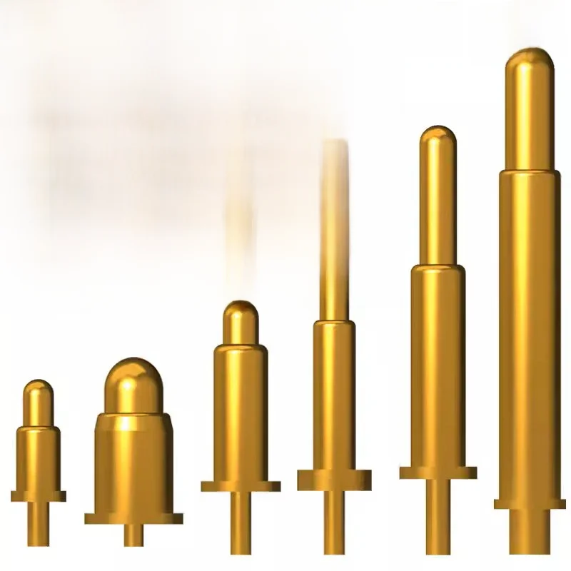 10 SZTUK/LOT Złącze pinowe Pogo pin pogopin akumulator sprężyna obciążenie styk DIP pin PCB 2 3 4 5 6 7 8 9 10 12 14 15 16mm sonda sprężynowa testowa — zdjęcie 2