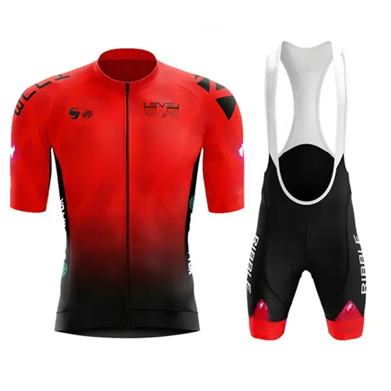 AliExpress honu fast 2025 Summer Cycling Jersey Set Men's Ciclismo Clothing Road Bike Shirts Suit Bicycle Bib Shorts MTB Wear Maillot Culotte Wear