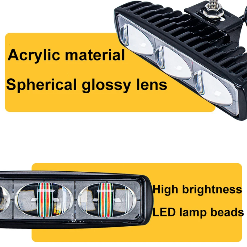 12V-80V Forklift Warning Work Light High Brightbess Red Line Straight Beam Forktruck Danger Zone Forklift Safety Spot Light