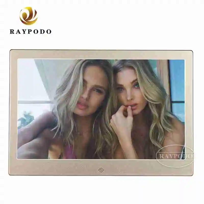 Raypodo 13 Inch Metal Front Cover Digital Photo Frame