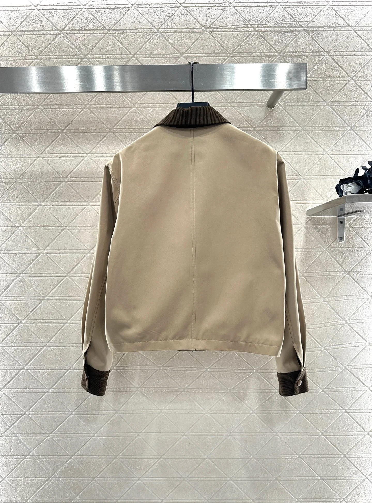 

Осенне-зимняя теплая куртка, модная женская одежда, саржевая хлопковая вельветовая однотонная контрастная куртка с лацканами, пальто