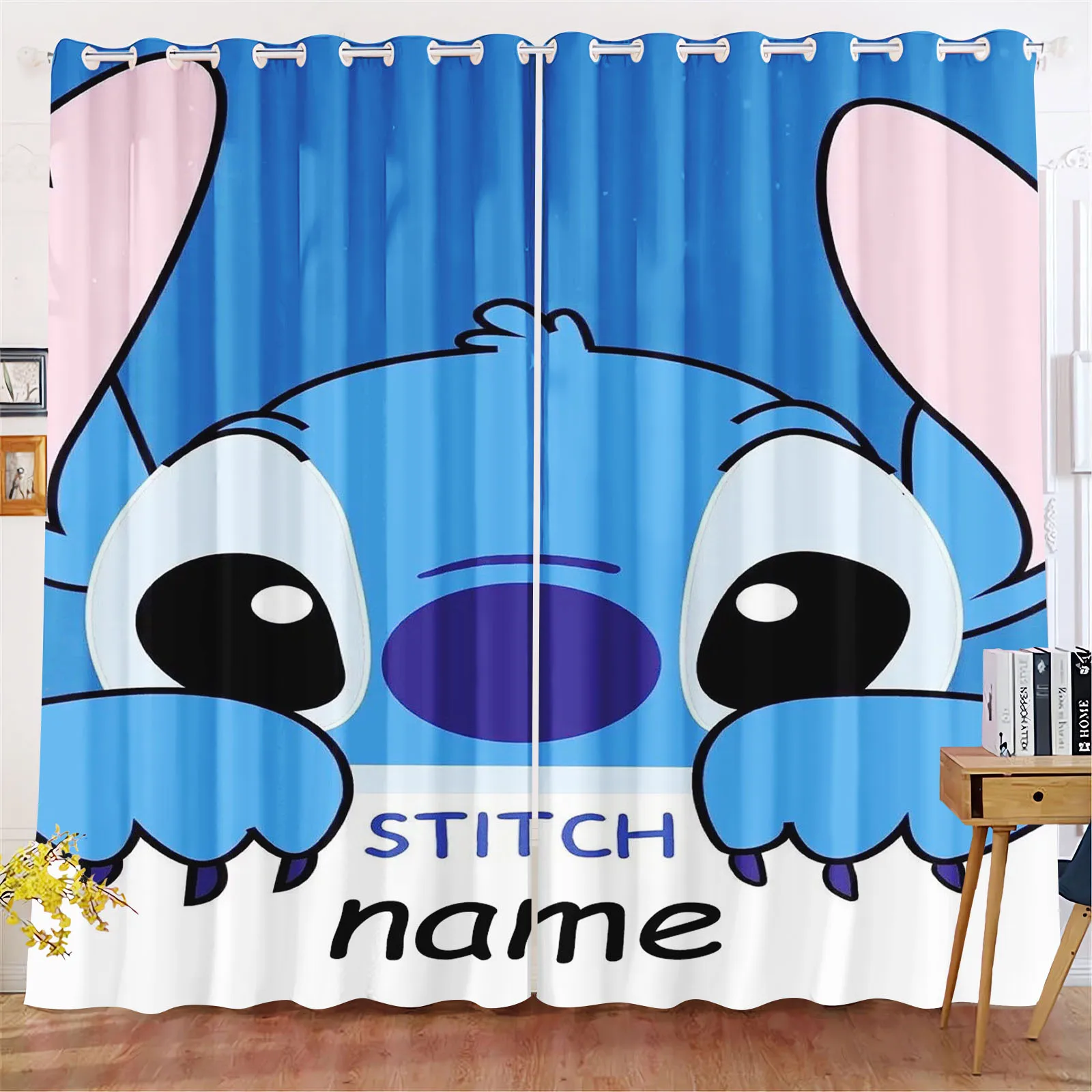 

StitchCustomization Cortinas Home Decor Curtains For Living Room Bedroom Blackout Drapes Perforated 100% Polyester