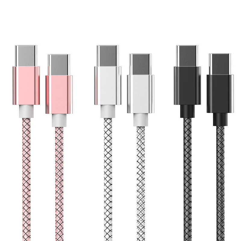 PD100W C Type to C Type 1.5M Smart Phone Metal ultra fast charging cable