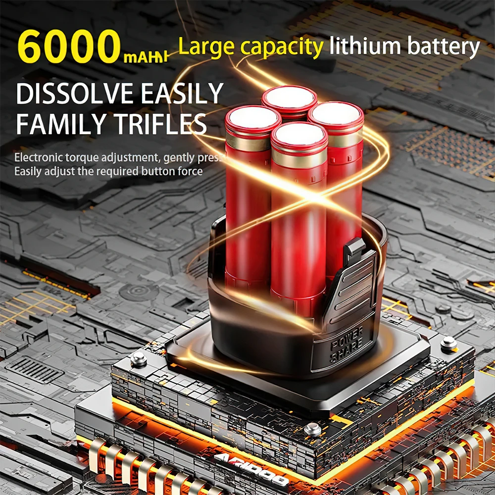 16,8V Mini-Winkelschleifer Tragbare Lithium-Batterie Große Kapazität Polier- Schleif- und Schneidemaschine für Haushaltswerkzeuge – Detail 10