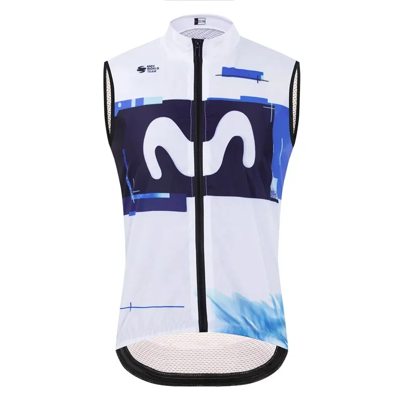 AliExpress MOVISTAR New Movistar Summer Night Riding Jersey Specific Windproof and Waterproof Charging Vest, Highway Mountain Specific Unisex