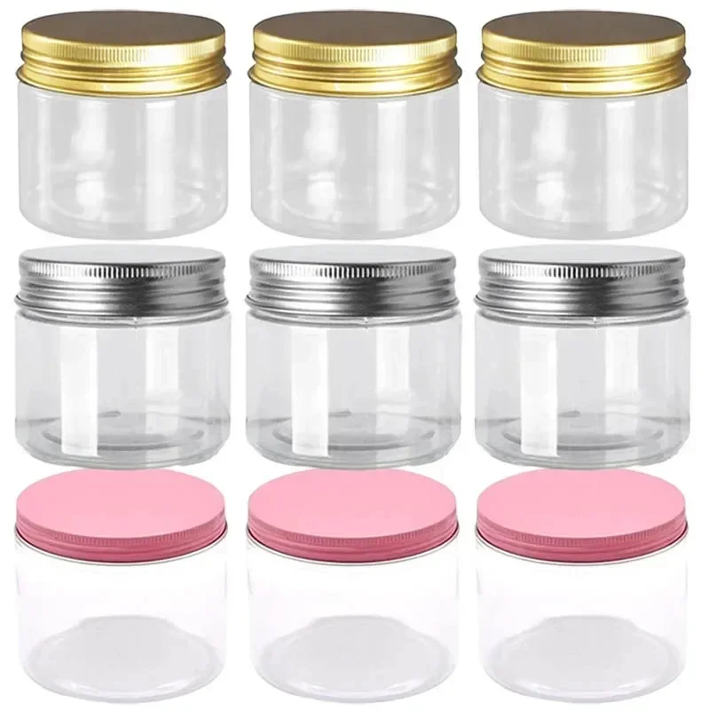 Pots de stockage vides de 30 à 200ml, 10/20/30 pièces, Pot en plastique transparent avec couvercles, récipient cosmétique, Pot de poudre de crème pour le visage, bouteille rechargeable