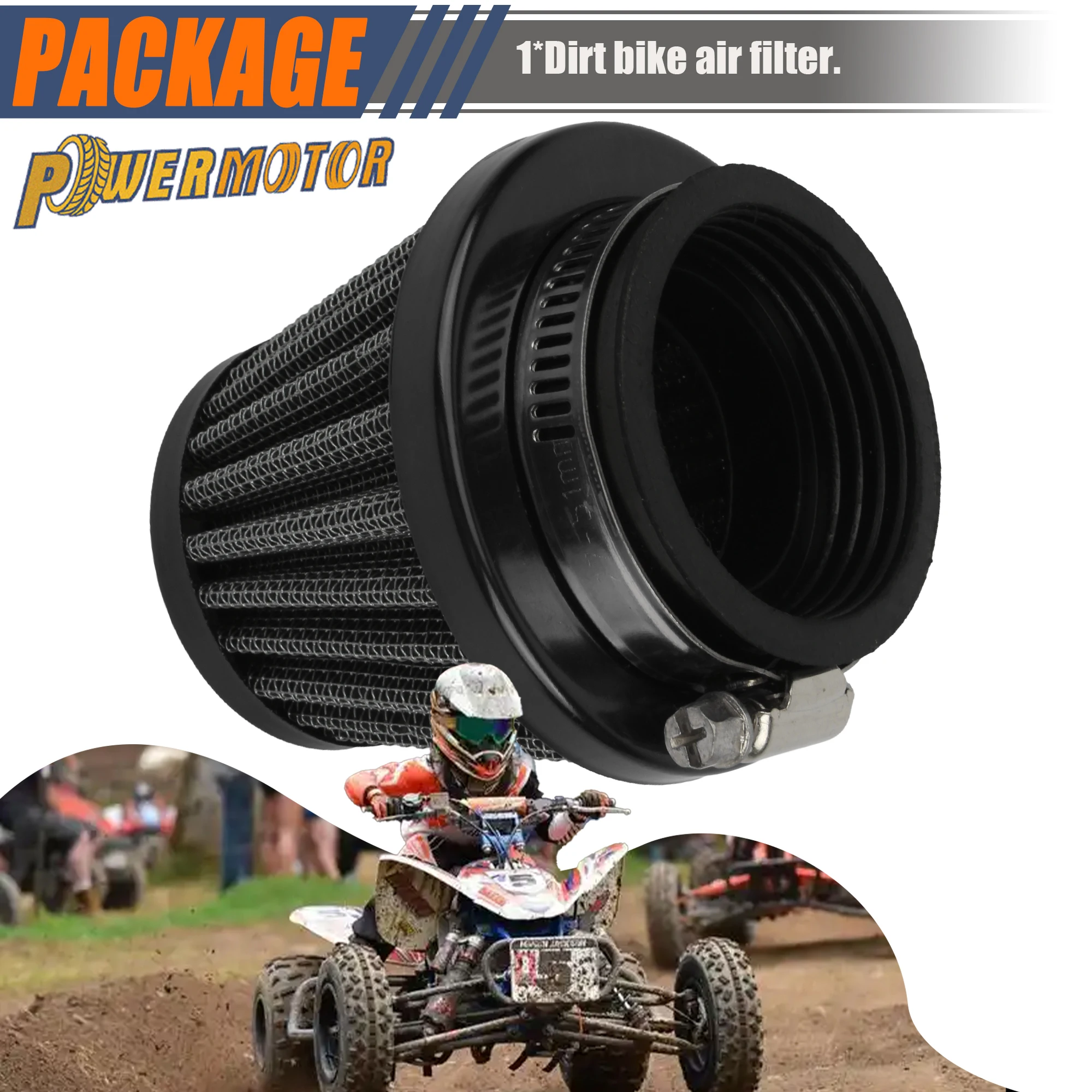 

35mm 38mm 42mm Motorcycle Air Filter Universal Carburetor Air Intake Filter For 125cc 150cc 250cc 300cc ATV Dirt Bike Enduro
