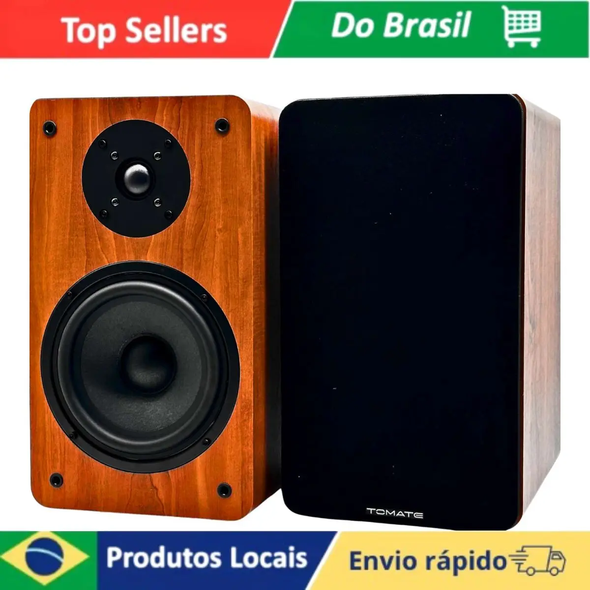 Caja de sonido Bluetooth de 190W RMS con woofer de 6,5 pulgadas y tweeter de seda ARC HDMI y entrada óptica