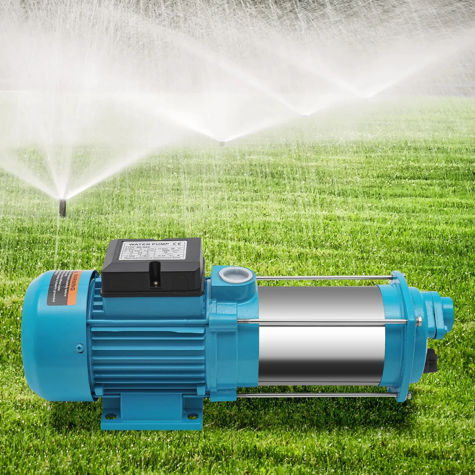 1300 W/2200 W Rvs Centrifugaalpomp, Irrigatiepomp, Hogedruk Ondiep Waterput Pomp - afbeelding 2