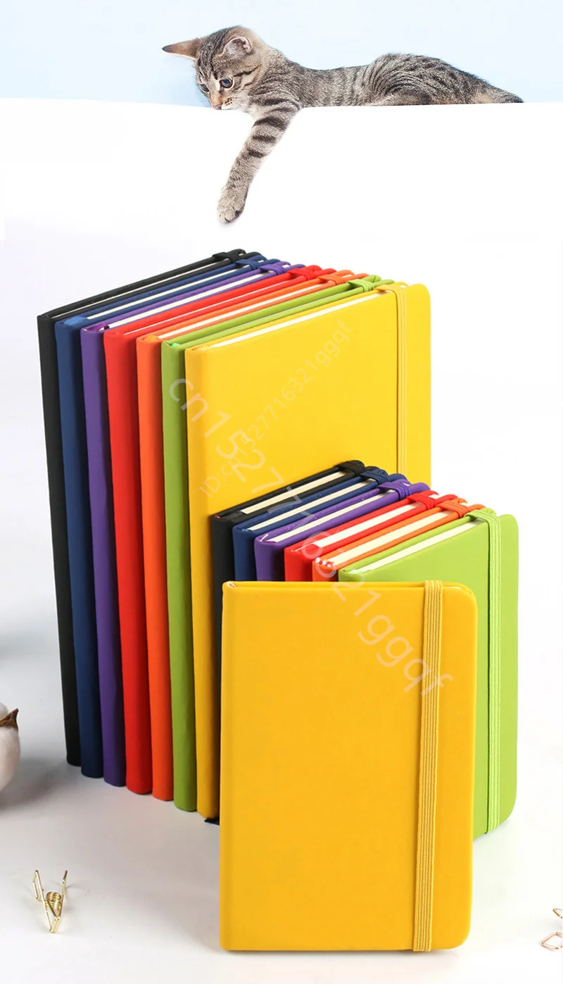 Tagebuch-Notizbücher A6/A5 zum Schreiben, Planer, Notizblock für Arbeit, Reisen, 160 Seiten, 80 g/m2, Hardcover-Tagebuchpapier, Agenda 2025–26 Bullet – Detail 1