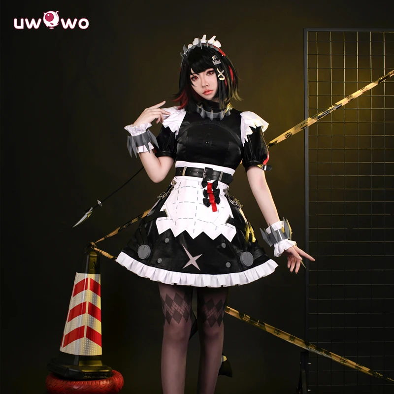 

UWOWO Collab Series: Game Zenless Zone Zero Cosplay/ZZZ Ellen Joe Maid Cosplay Costume Halloween Dress Shark Tail Costume