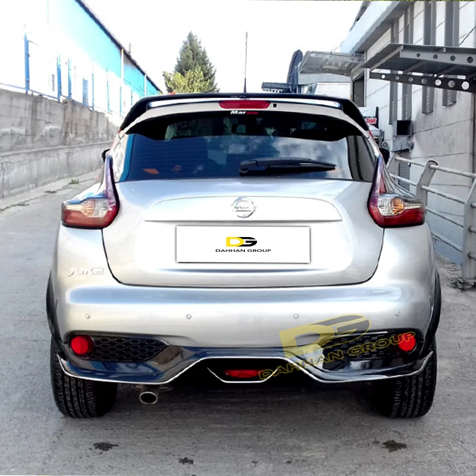 Esporte Telhado Traseiro Spoiler Asa, Superfície Cru ou Pintada, Material de Fibra de Vidro, Nissan Juke 2009-2019, Alta Qualidade