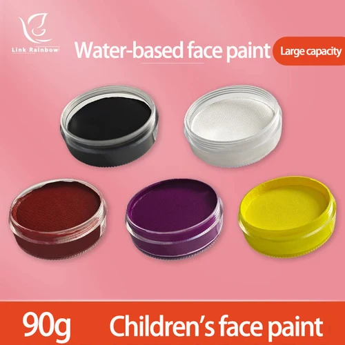 Imagen 1 del producto Peso neto profesional 90g pintura facial a base de agua efectos especiales Kit de maquillaje maquillaje de escenario pintura corporal para niños