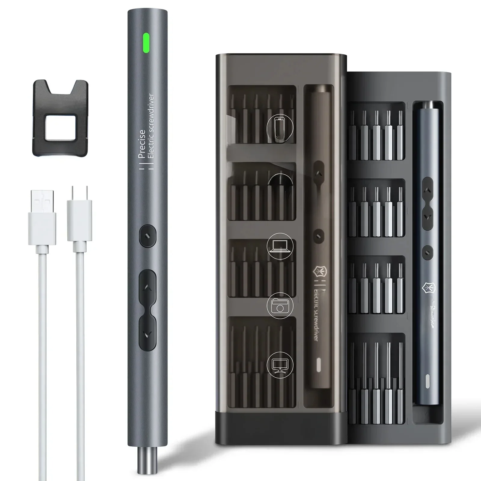 51 in 1 Electric Screwdriver Precision Set Type-c Rechargeable Tool Kit Wireless Cordless Bits for Xiaomi Mobile Repair Phone