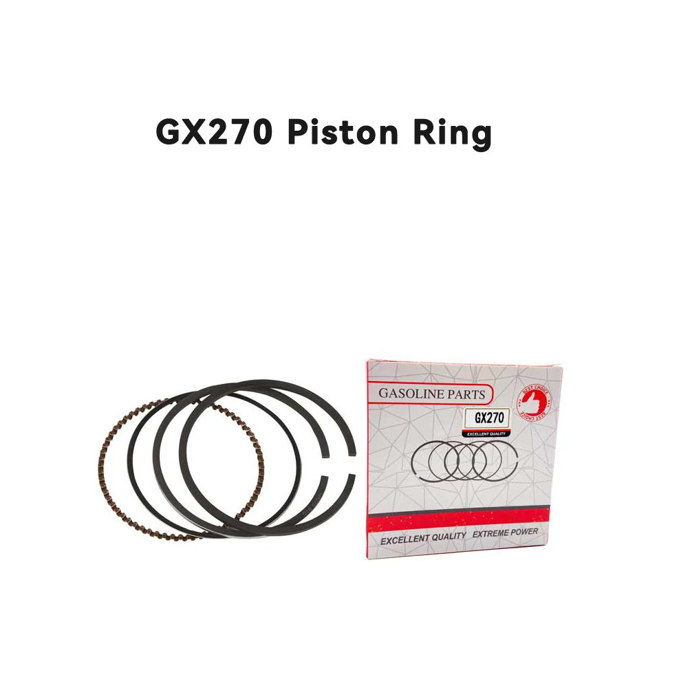 4PCS Piston Ring Gasoline Engine Parts GX270 Piston Ring 168F170 188 190F 192 Chain Saw Trimmer Cutting Machine Parts