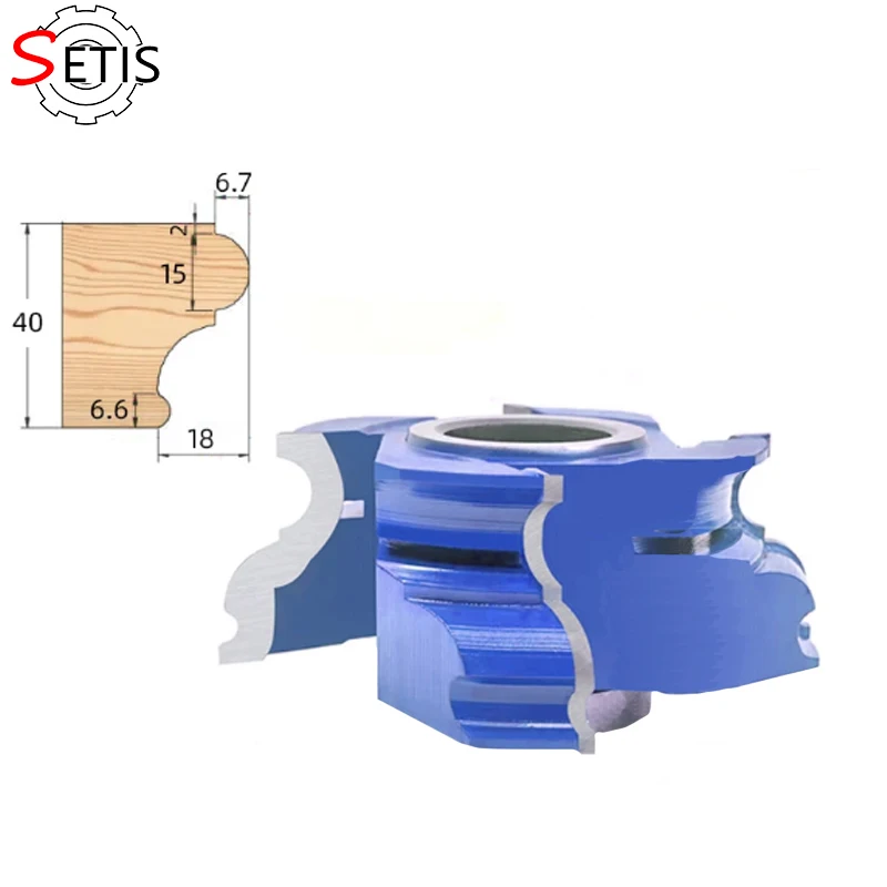 Woodworking Tools — Four-Sided Planer & Milling Cutters  Solid Wood Molding Knives   Tungsten Carbide  TCT  End Mills