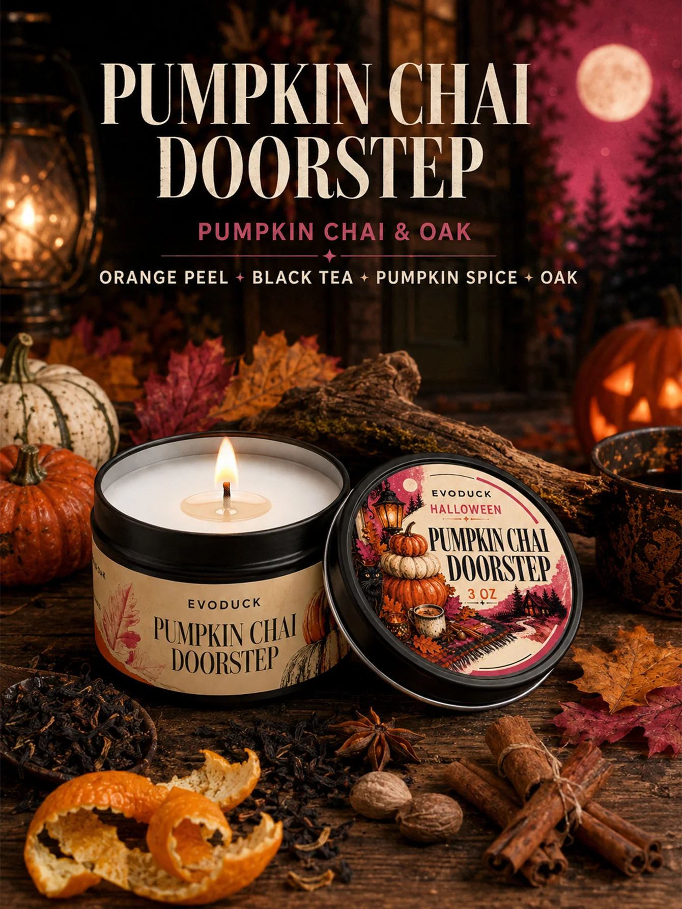 Pumpkin Chai Doorstep Scented - Home Fragrance Gift Set ulasan dan harga