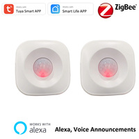 Tuya ZigBee PIR Motion Sensor Wireless Infrared Detector Smart  Home Security Burglar Alarm Sensor Work with Alexa Tuya APP