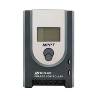 Busbyr 10A 20A 30A 40A 60A MPPT Solar Charge Controller 12V 24V Auto Solar Panel Regulator 40A With LCD Display PV Max 55VDC