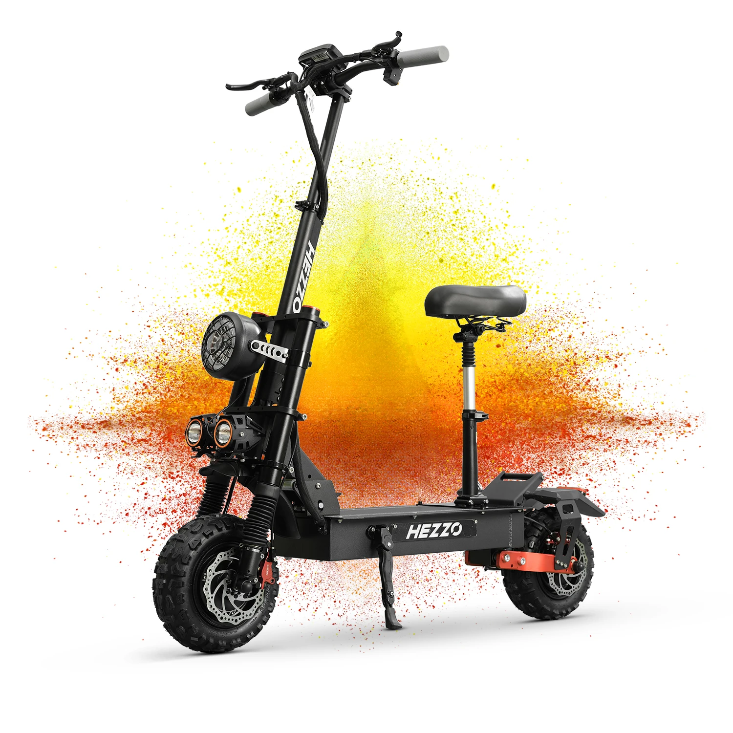 

HEZZO F7 Escooter EU US Stock 60V 5600W Dual Motors 45Ah 21700 11Inch Fat Tire Foldable Off Road Electric Kick Scooter For Adult